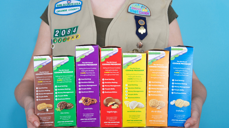 Girl scout cookies varieties