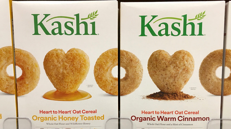 boxes of Kashi ceral