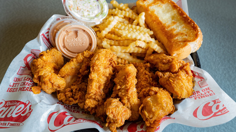 Raising Cane's lunch