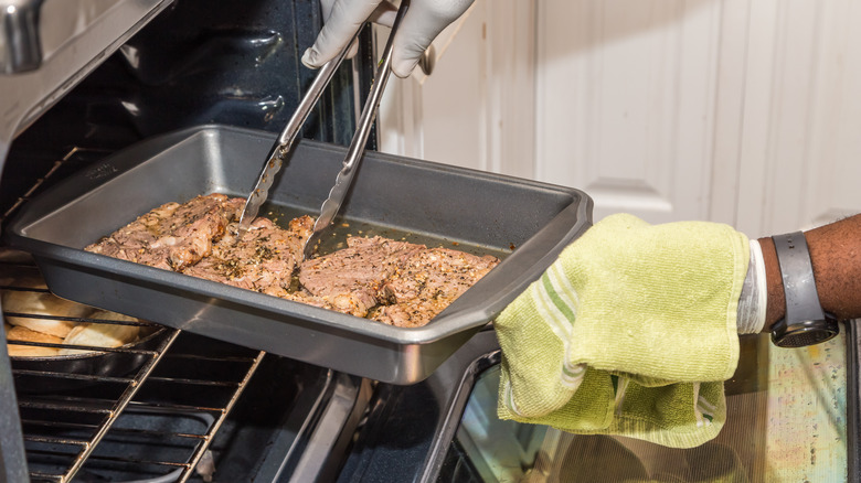 reverse searing ribeye