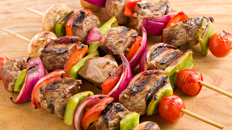 Steak shish kabob