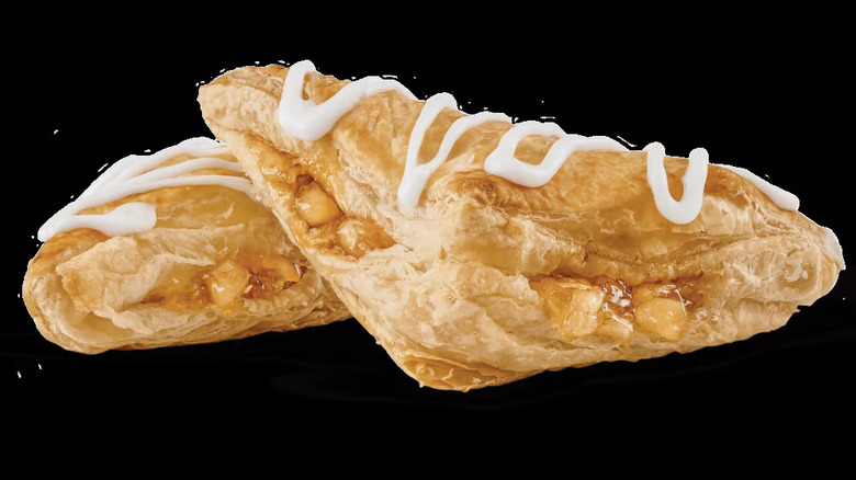 Arby's Apple Turnover with frosting 