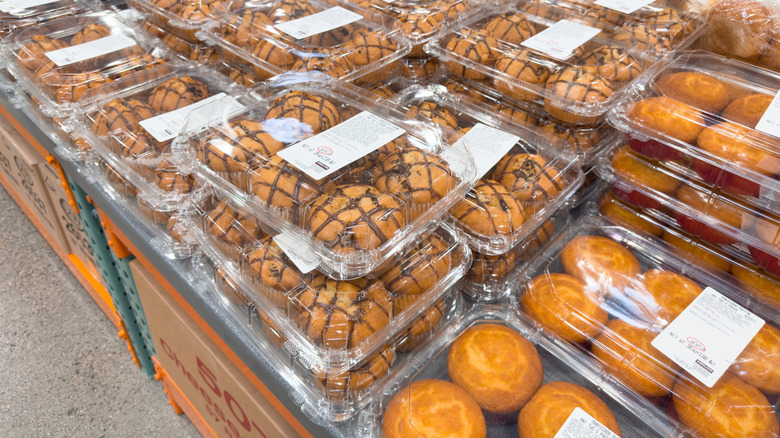 Packages of Costco muffins