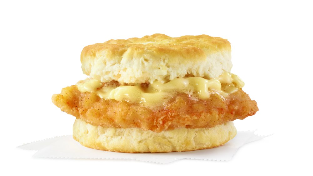 Wendy's honey butter chicken biscuit