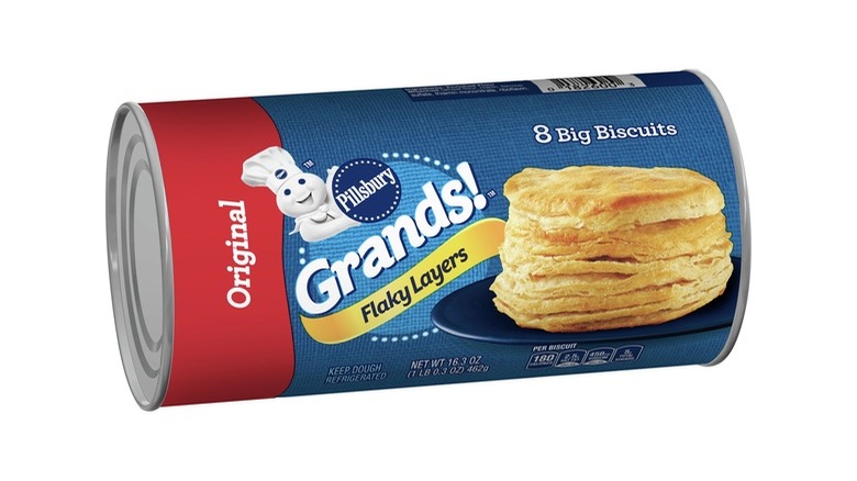 Tube of Pillsbury biscuits