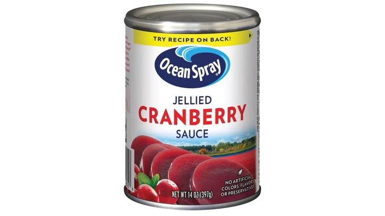 cranberry sauce in can