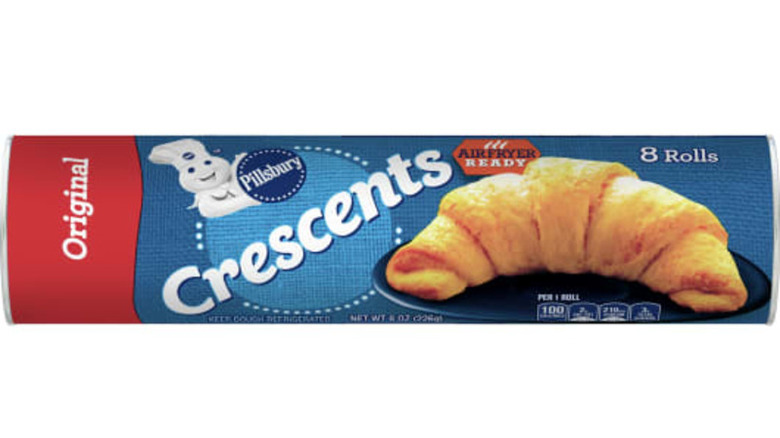 Crescent roll can on white