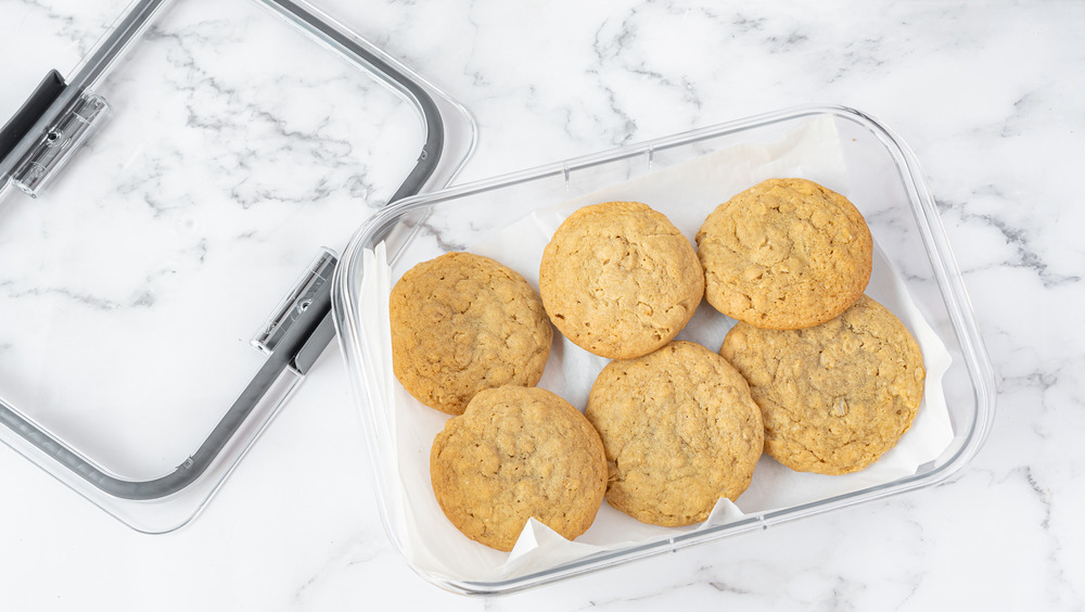 cookies in airtight container