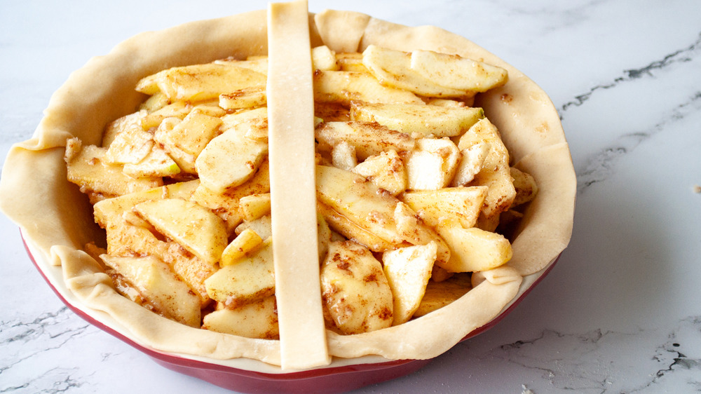 lattice apple pie crust prep