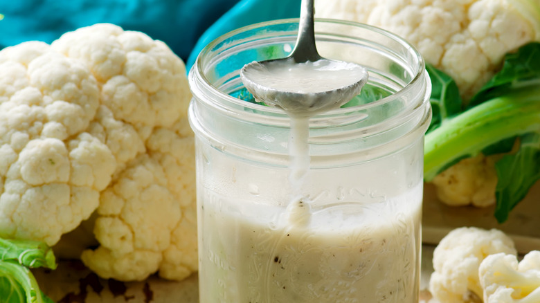 Cauliflower Alfredo sauce