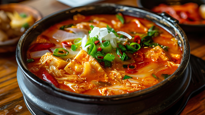 Bowl of kimchi jjigae