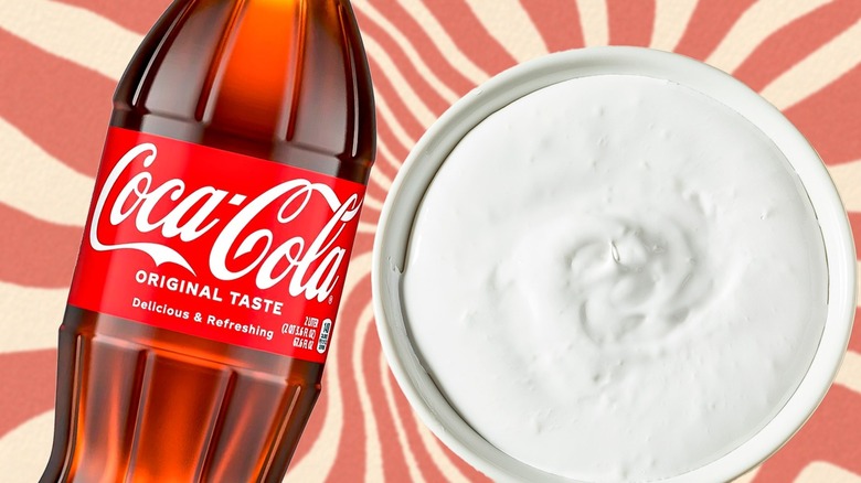 Coca-Cola and marshmallow spread