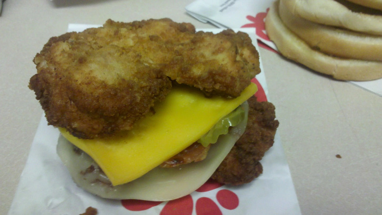 Chick-fil-A Double Down sandwich