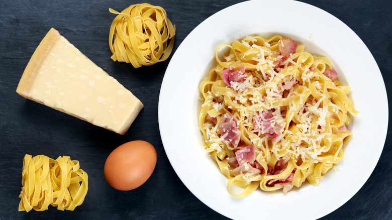 Bowl of carbonara