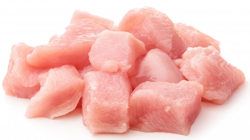 Raw chicken