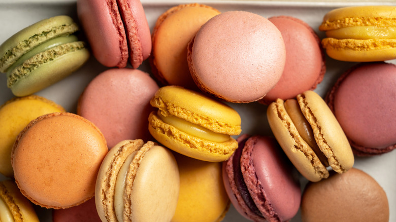 Colorful macarons