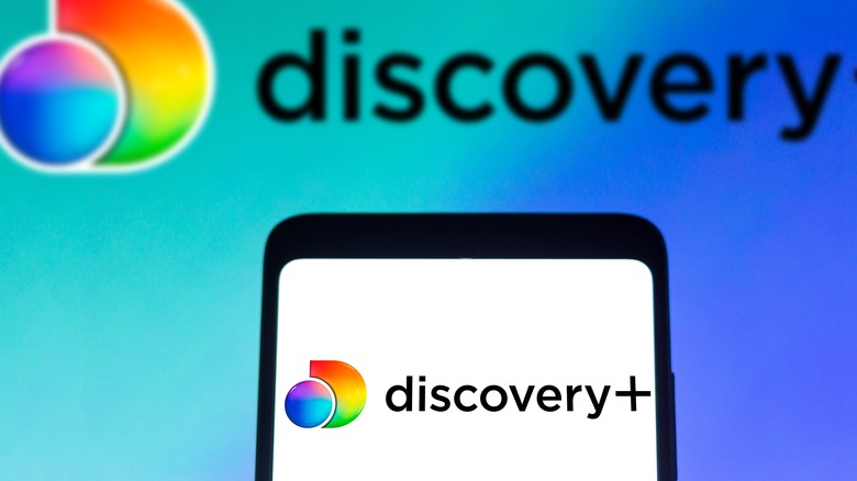 Discovery+ on a phone