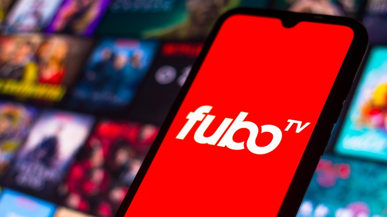 fuboTV app on phone