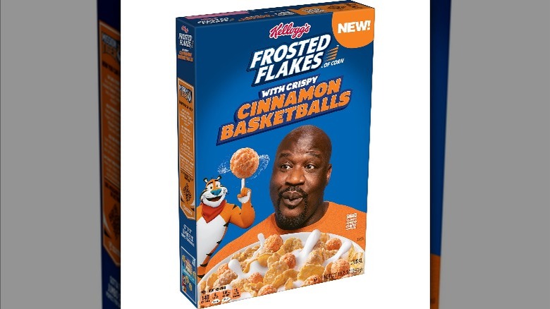 Kellogg's Frosted Flakes box with Shaquille O'Neal