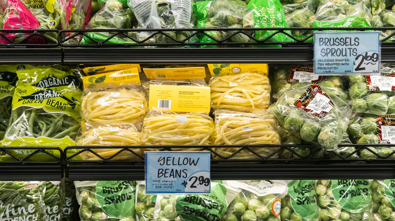  vegetables section at Trader Joe's