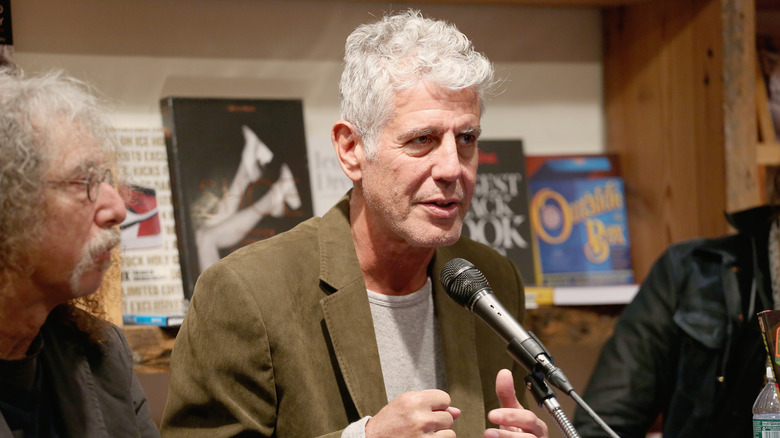 Bourdain speaking on book tour 