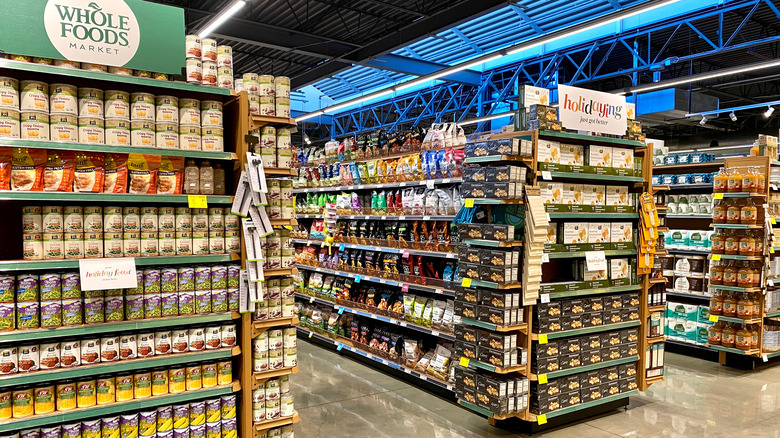 Whole Foods Store interior shelves