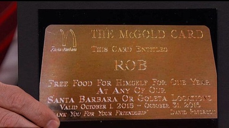 Rob Lowe's McGod Card