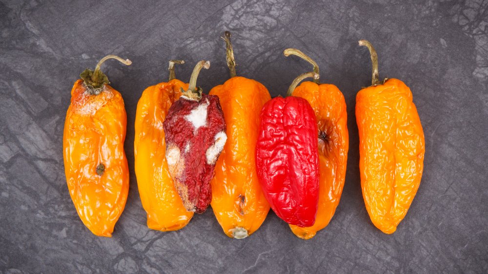 Rotting and moldy peppers from Sam's Club