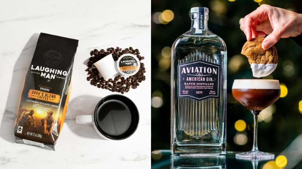 Aviation Gin versus Laughing Man Coffee