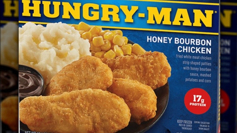 Hungry-Man Honey Bourbon Chicken meal