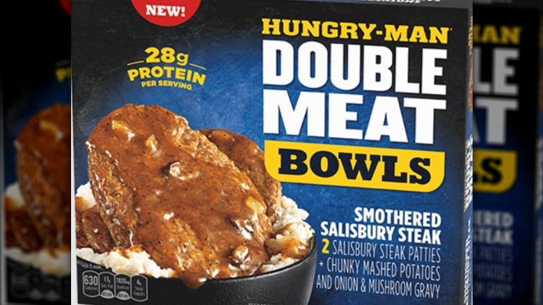 Hungry-Man Smothered Salisbury Steak Double Meat
