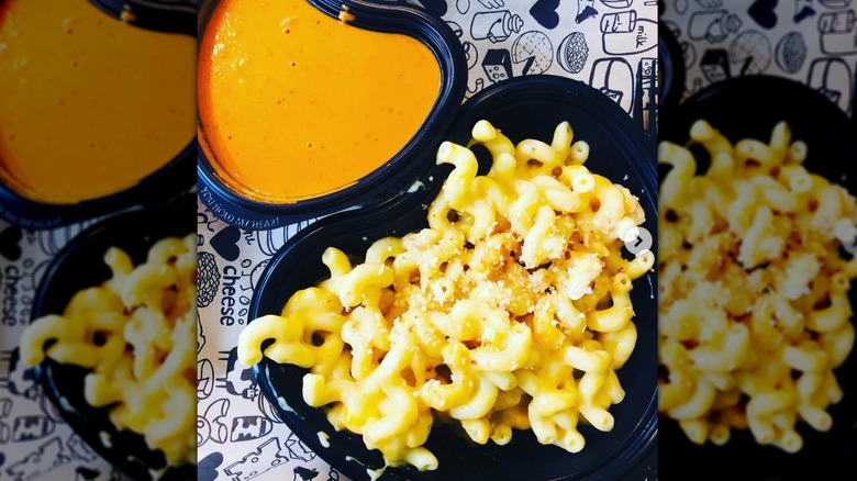 cheese sauce and macaroni