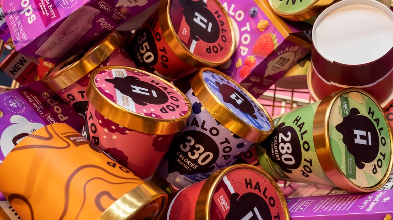 halo top ice cream products