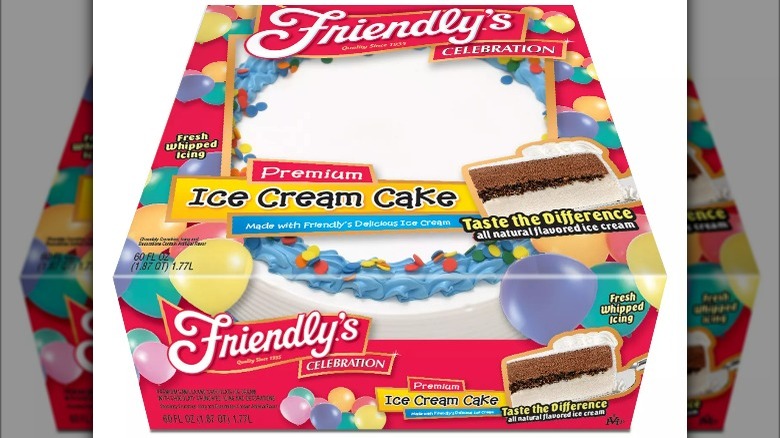 Friendly's Premium Ice Cream Cake in a Box.