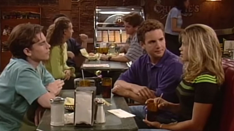 Topanga talking at Chubbie's in Boy Meets World