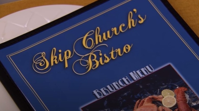 Skip Church's Bistro menu in Arrested Development