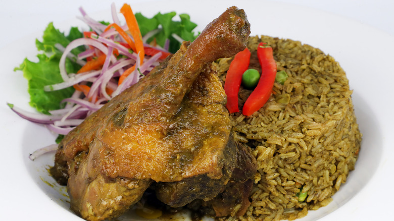 Peruvian rice with duck