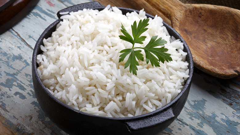 Plain rice 