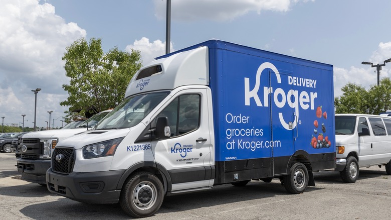 Kroger delivery van