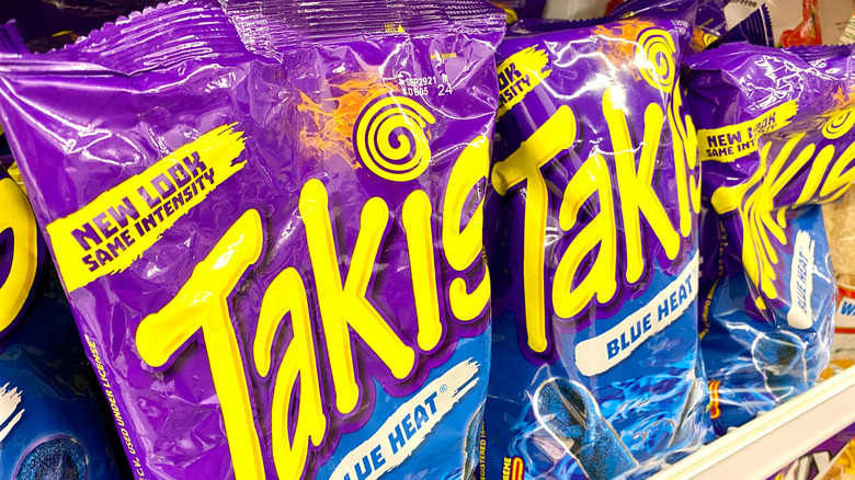 bags of Takis on shelf