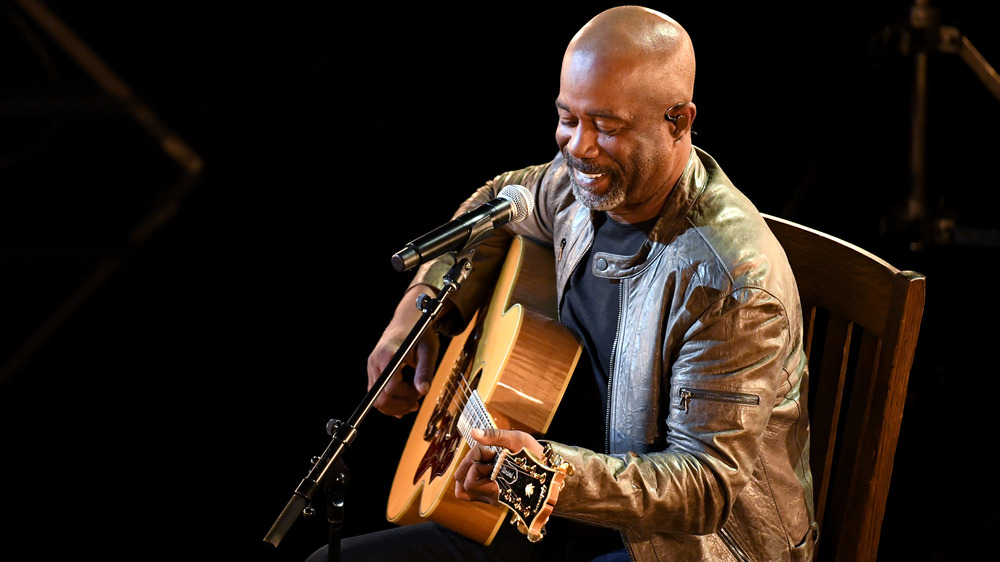 Musician Darius Rucker performing