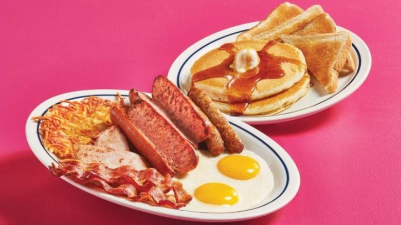 items from IHOP's health and wellness menu