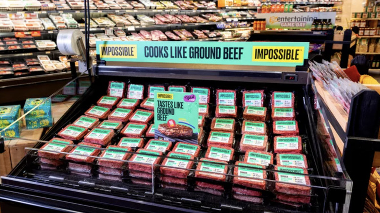 Impossible Foods in grocery store