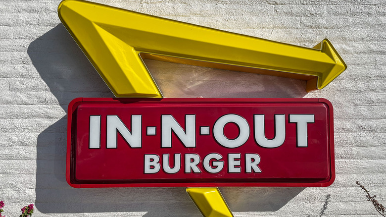 In-N-Out Burger sign