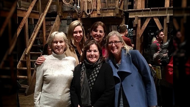 Ina Garten on "Hamilton" set