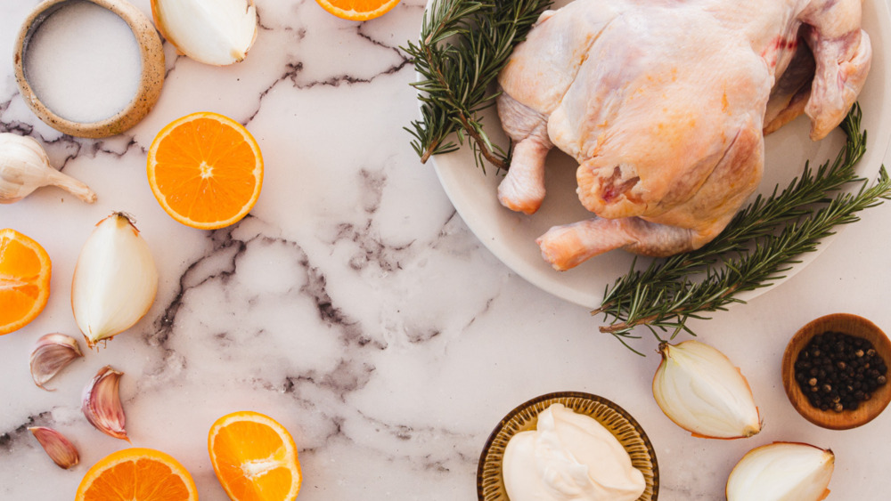 ingredients for roast chicken