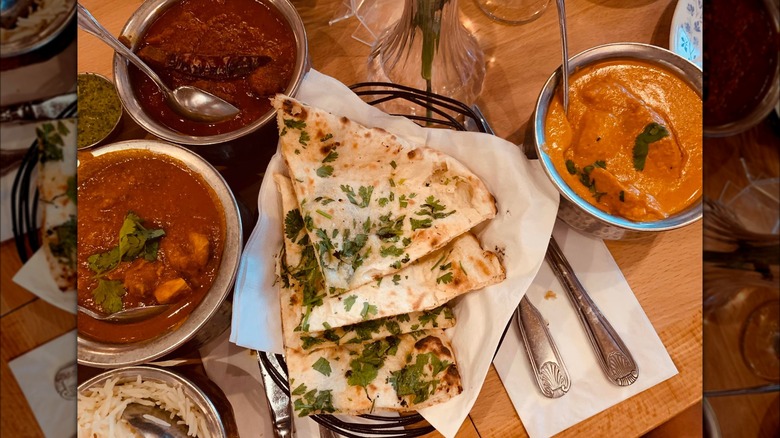 curries and naan Bengal Tiger