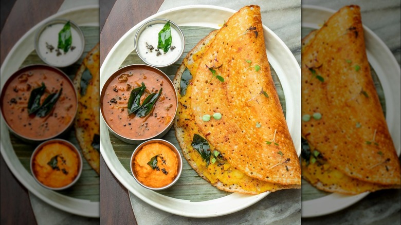 dosa with dips