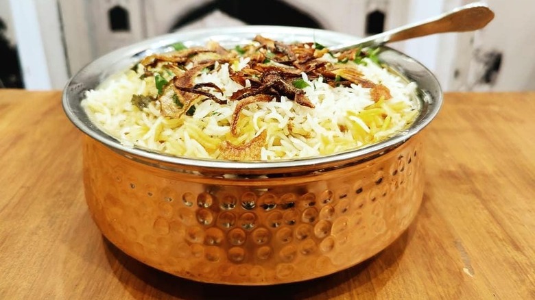 Hyderabadi Zaiqa biryani dish