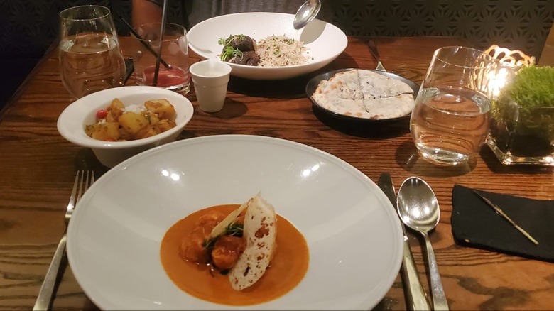 dinner for two Indian Accent 